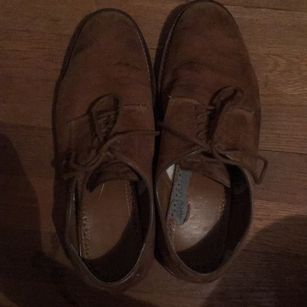 G.H. Bass brown suede dress shoes size 11