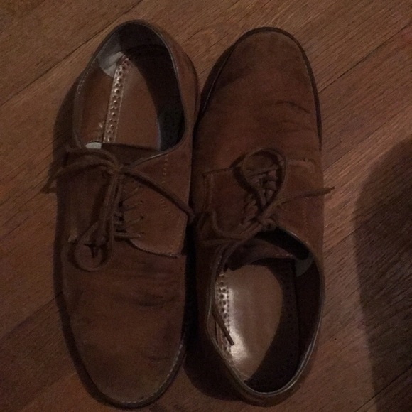 G.H. Bass brown suede dress shoes size 11 - Picture 3 of 5