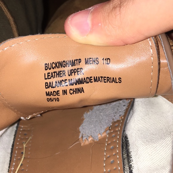 G.H. Bass brown suede dress shoes size 11 - Picture 4 of 5