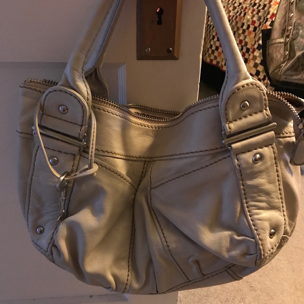 Cream Fossil Bag