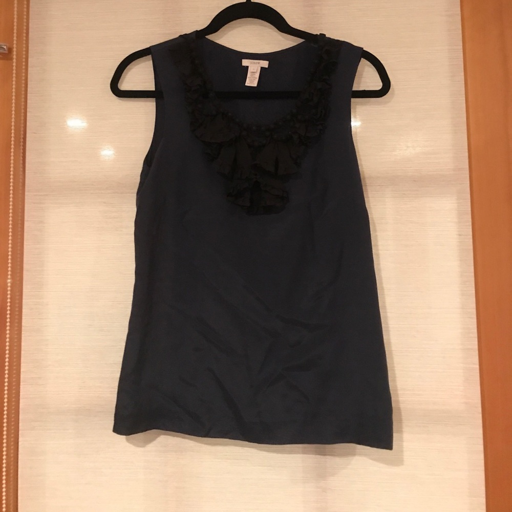 J Crew beaded blouse