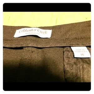 Brown dress pants