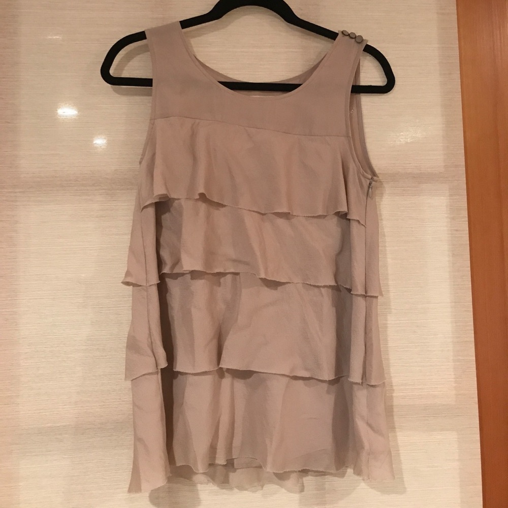 J Crew ruffled blouse