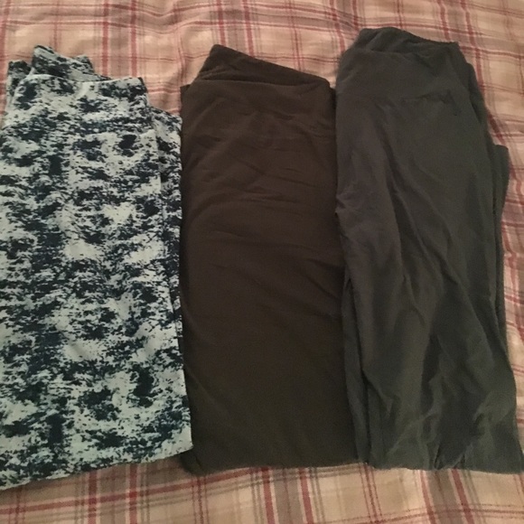LuLaRoe TC green bundle - Picture 1 of 4