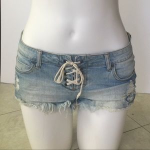 Women's billabong light hearted crop shorts