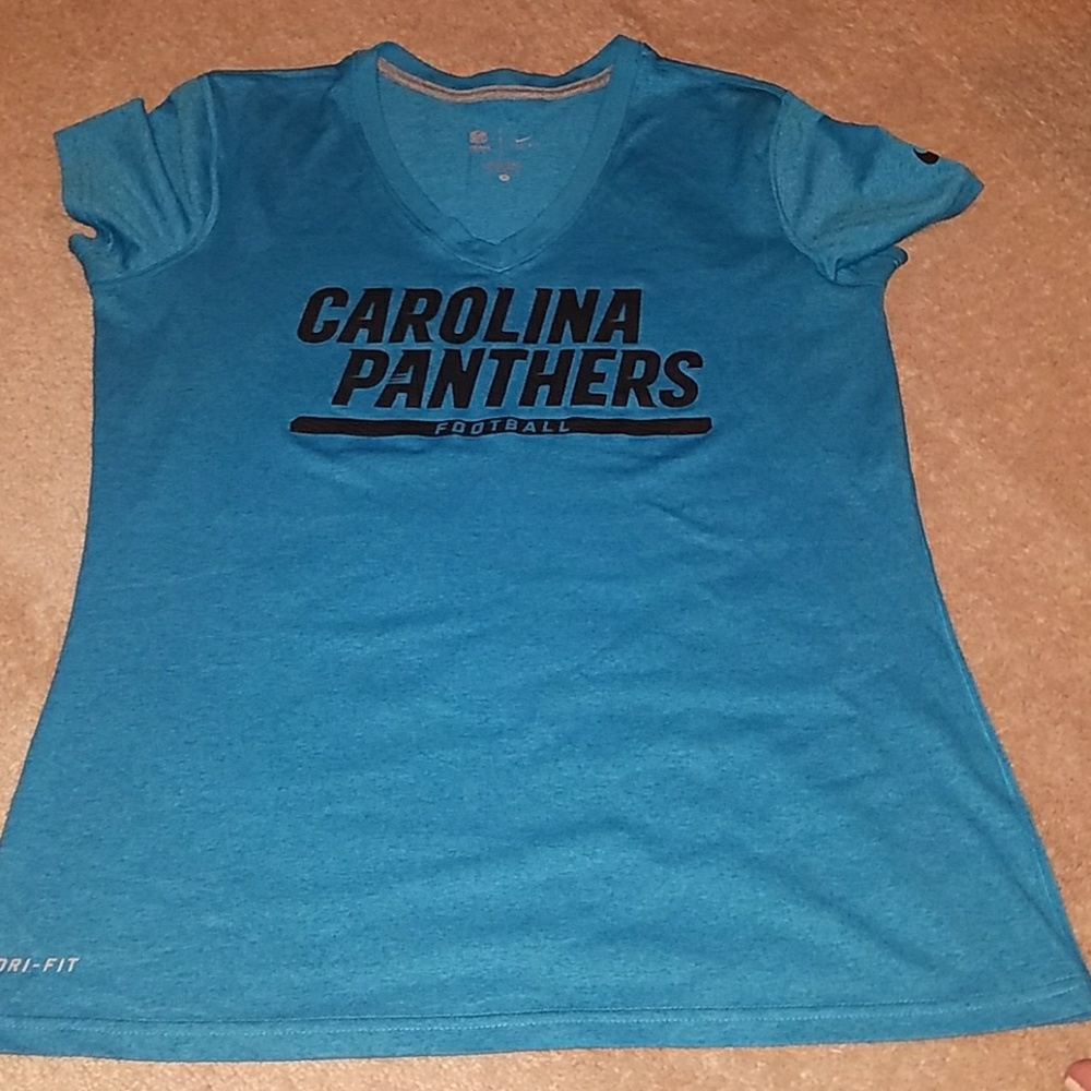 Nike Carolina Panthers V Neck Tee