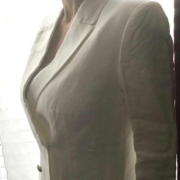 Mango Double Breasted Linen Cotton Blazer NWT - Picture 8 of 8