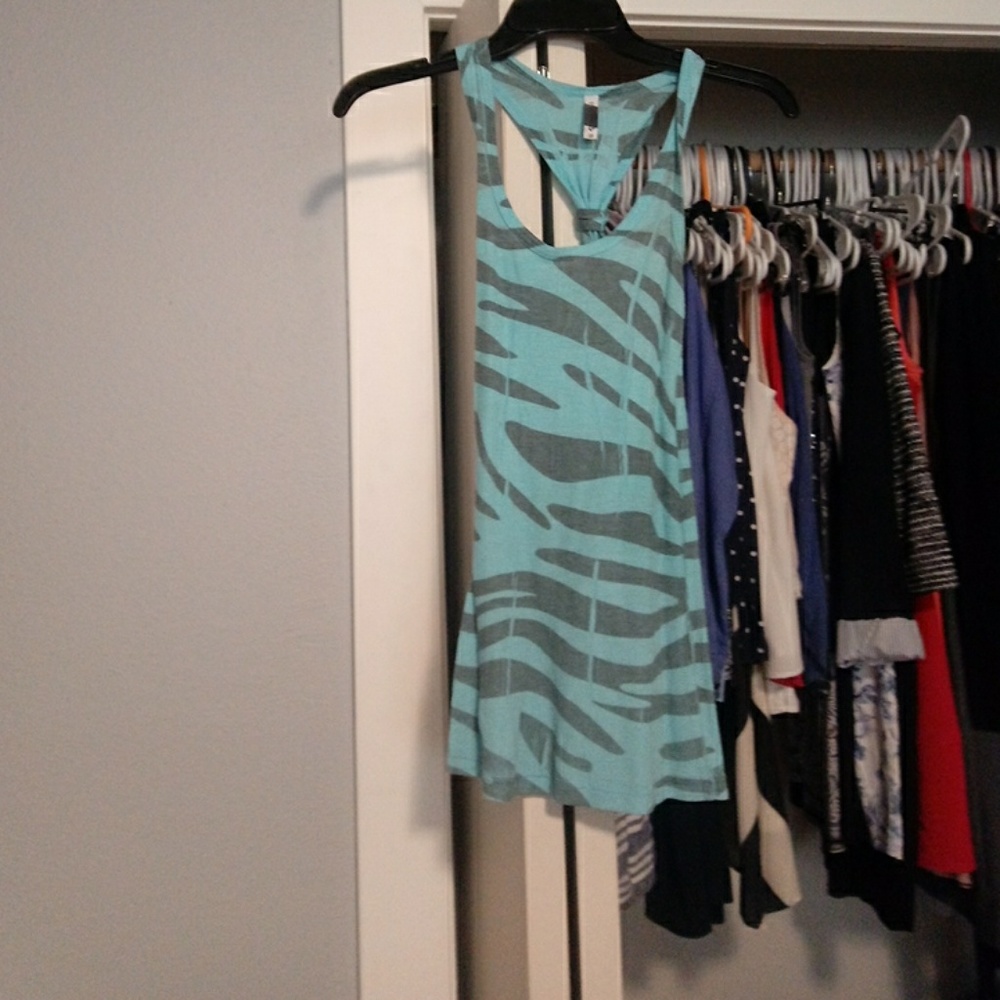 Zebra tank top