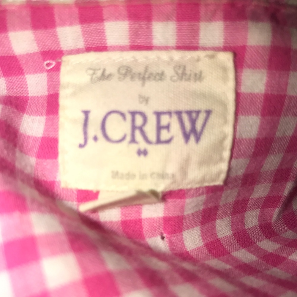 J. Crew Gingham Check Button Down - image 3