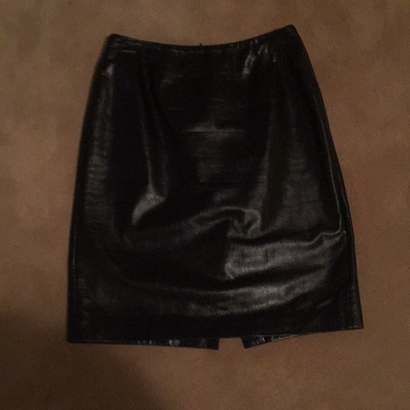 Dresses & Skirts - Black leather skirt