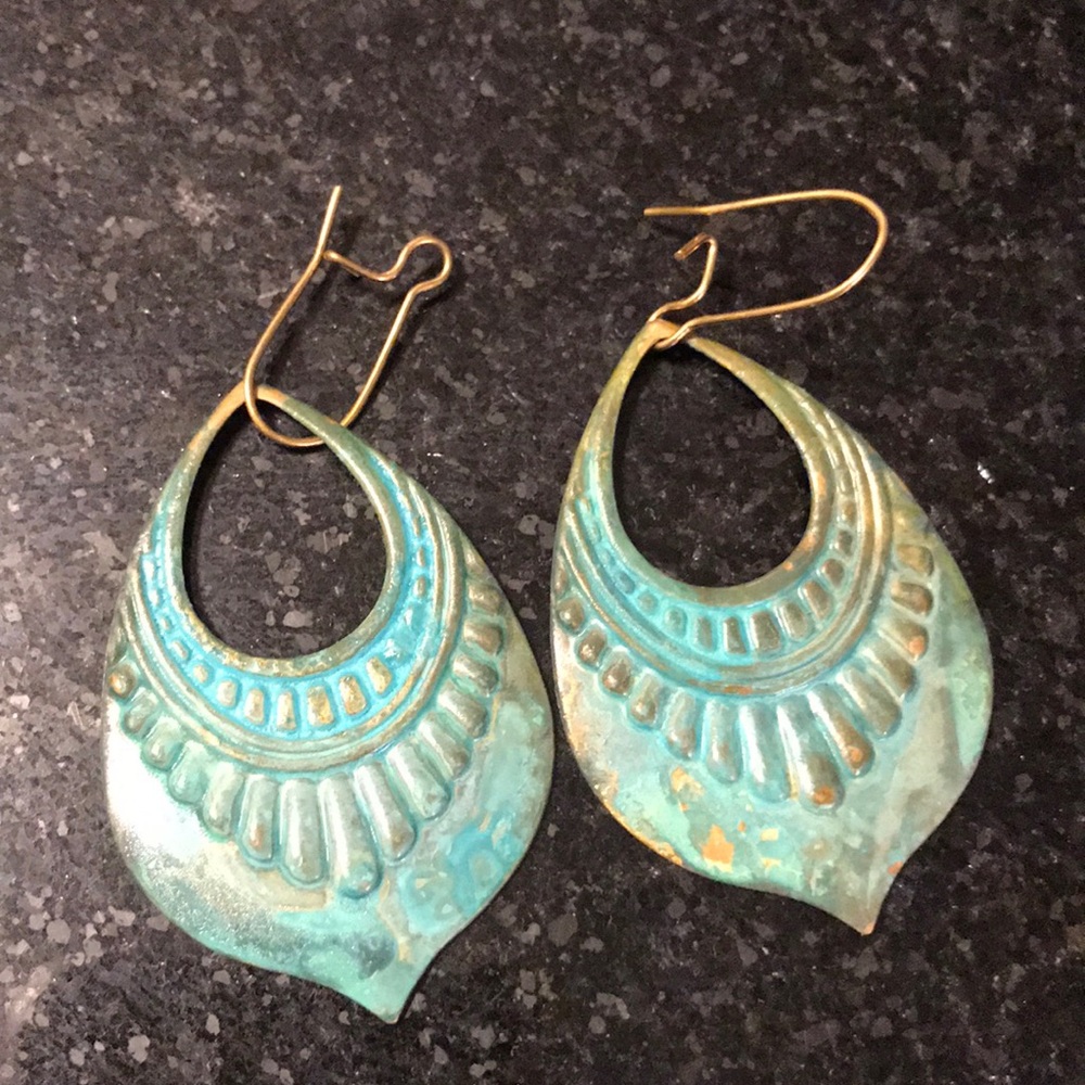 Turquoise dangle earrings