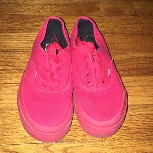 Kids vans, kids size 12, preowned