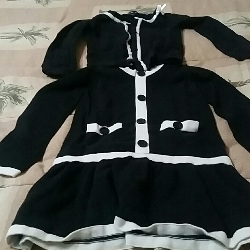Girl's Dress and cardigan