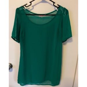 Green tunic/beach cover