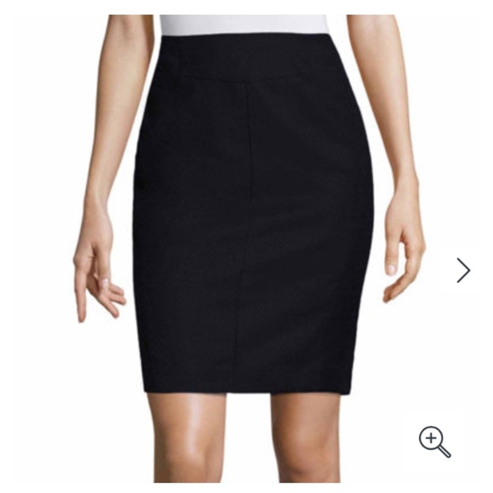 Black pencil skirt