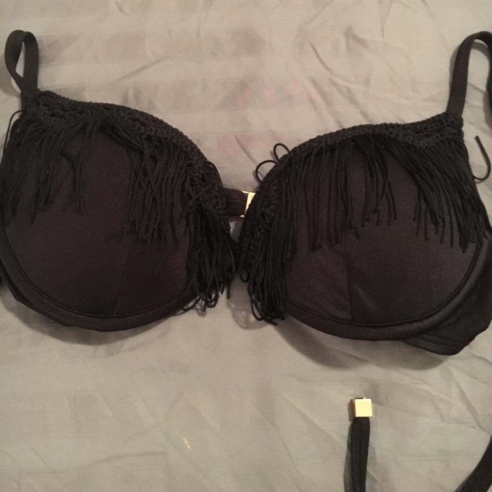 Victoria's Secret black bikini top