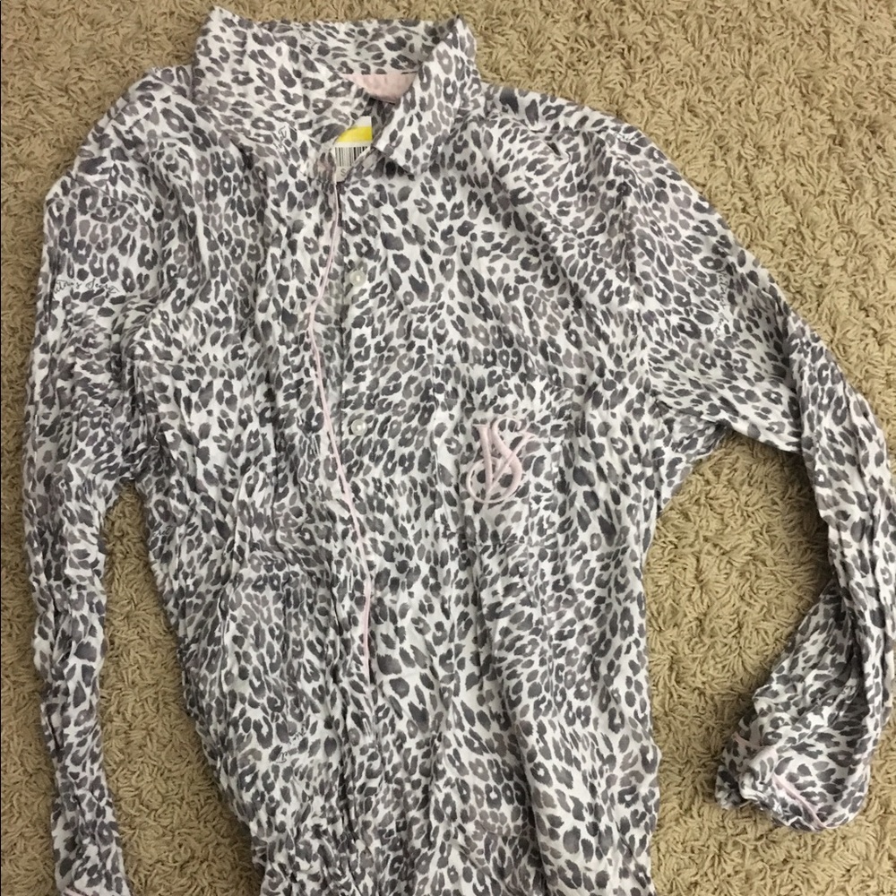 Victoria's Secret medium sleepshirt leopard