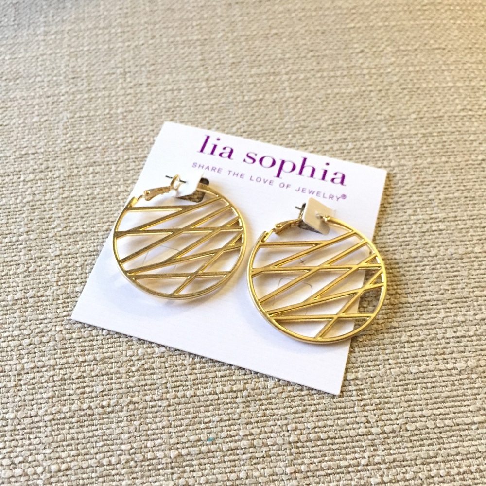 Lia Sophia Gold Earrings