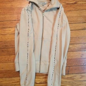 Burberry London Zip Up, Size Medium