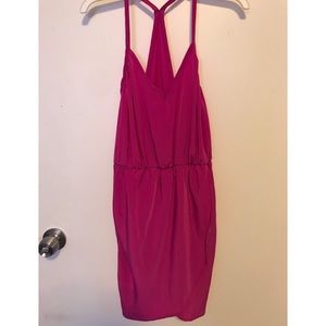 Fuchsia tulip dress