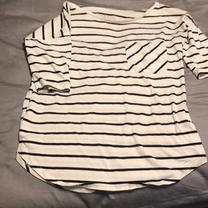 Half sleeve stripped shirt! Same day shipping!
