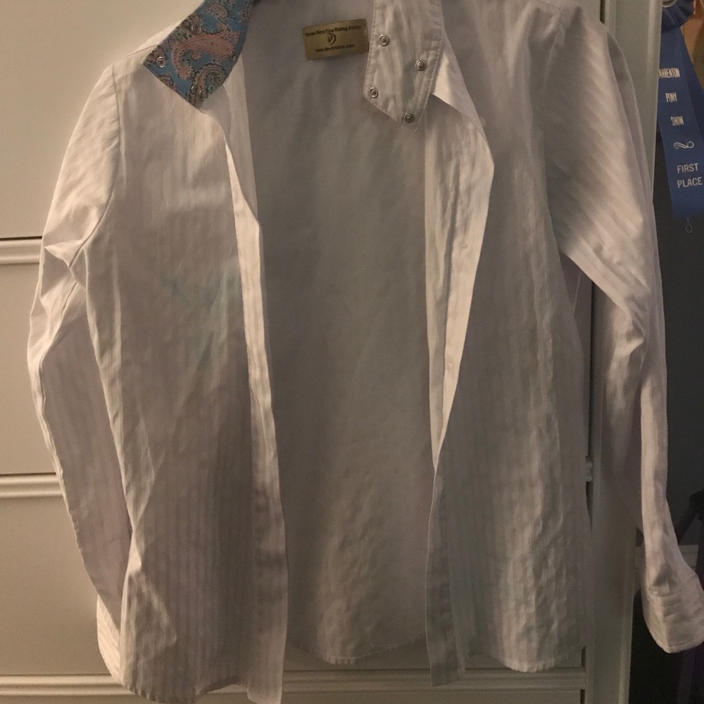Devon Aire Show Shirt Size 14