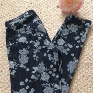 America Eagle Floral Denim Size 0