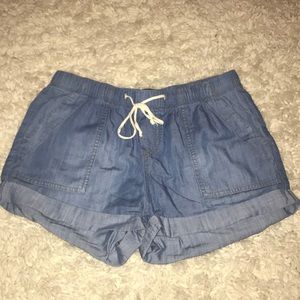 Denim shorts