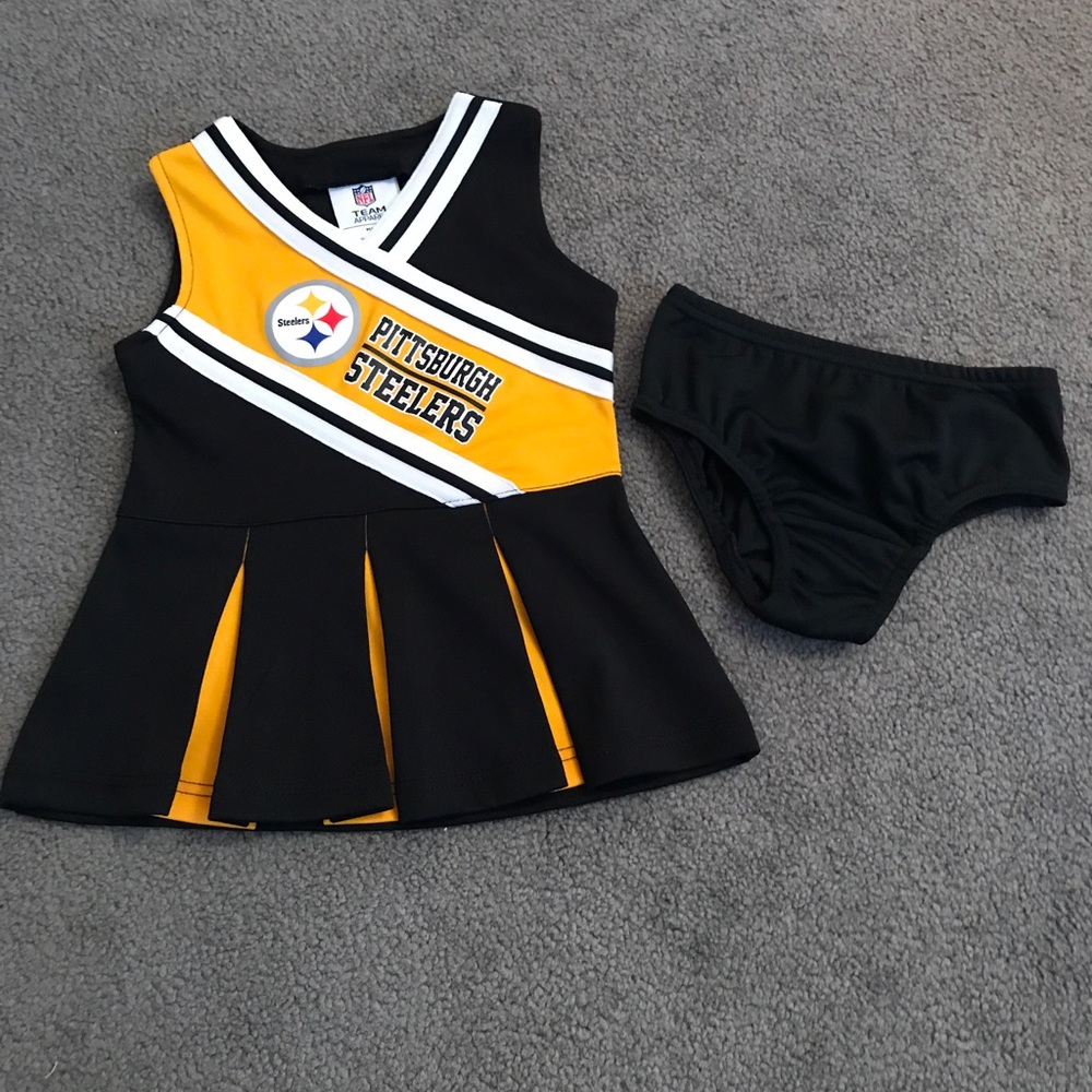 NWOT Steelers Cheerleader Dress 2t