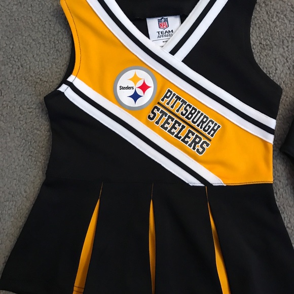 NWOT Steelers Cheerleader Dress 2t - Picture 3 of 4