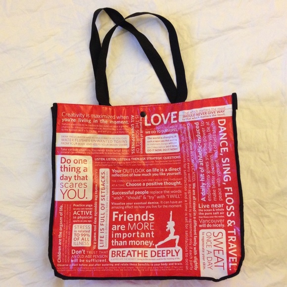 lululemon athletica Handbags - LULULEMON ATHLETICA Large Reusable Shopping Bag