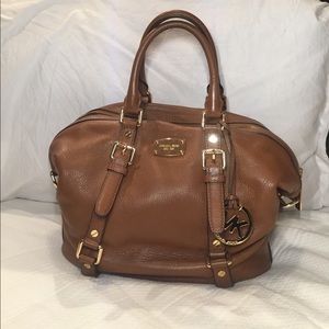 Michael Kors Camel Bedford Belted Satchel