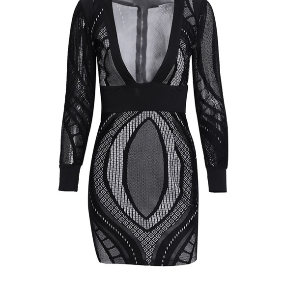 π₯Last 1 Smallβ’ Lace Long Sleeve Dress - Picture 5 of 7