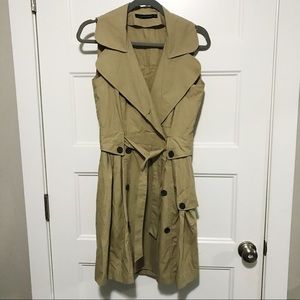 Zara sleeveless trench coat