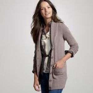 Jcrew alpaca long shawl cardigan