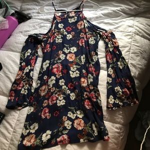 Forever 21 Cut off shoulder dress