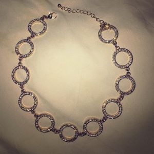 zara circle diamond choker