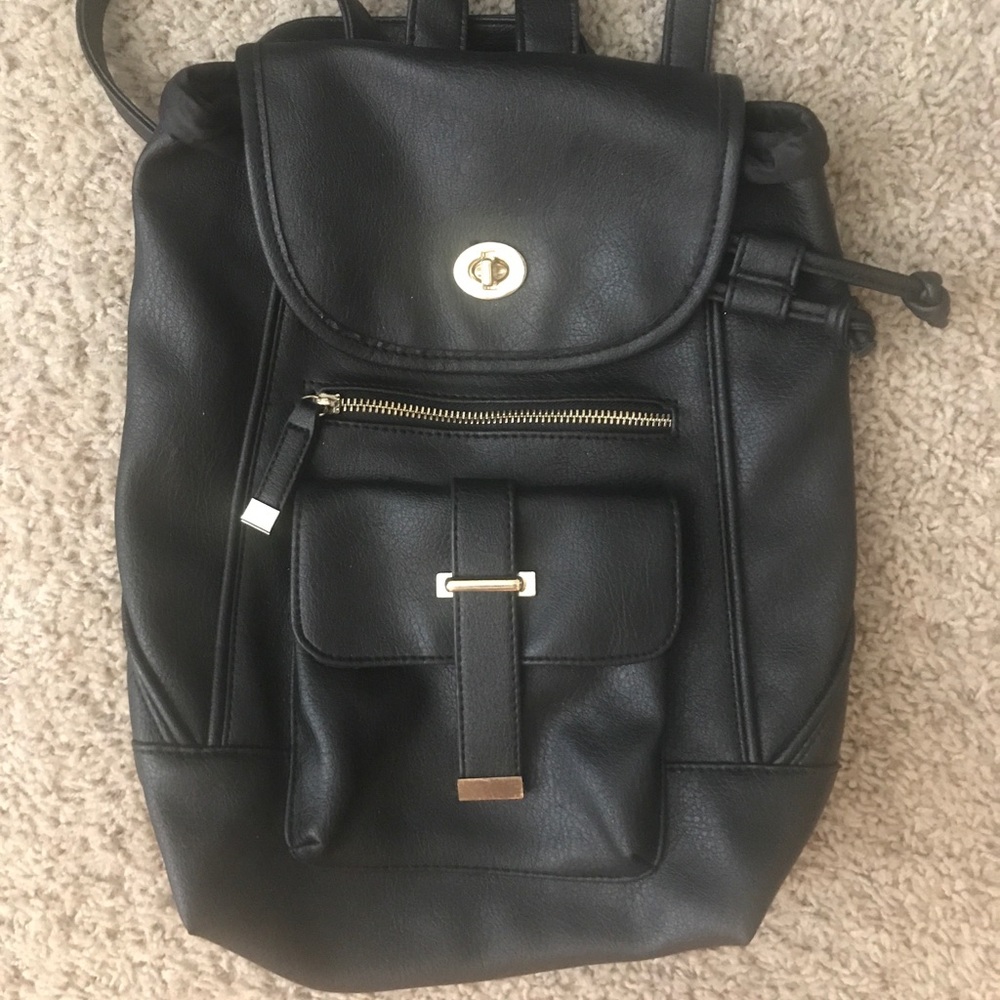 Leather mini backpack - Picture 2 of 2