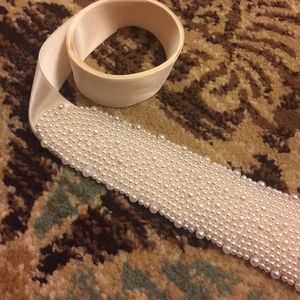 Pearl Bridal Sash