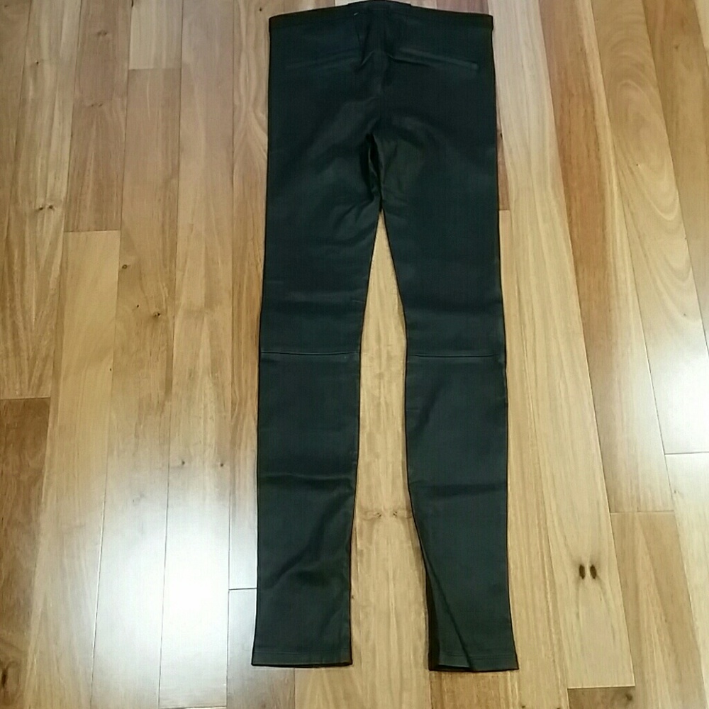 SOLD  LANG 100% LAMBSKIN LEATHER PANTS - Picture 7 of 8
