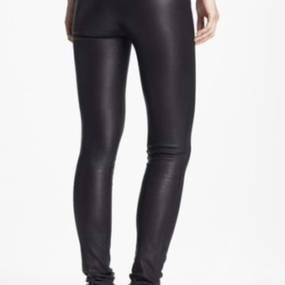 SOLD  LANG 100% LAMBSKIN LEATHER PANTS - Picture 3 of 8