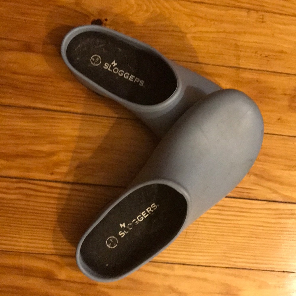 Sloggers.  Mule garden shoes.