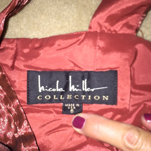 Copper cocktail party dress - Picture 2 of 2