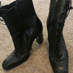 Italian leather boots