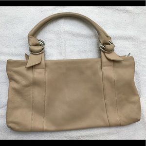 Express - Cream leather purse
