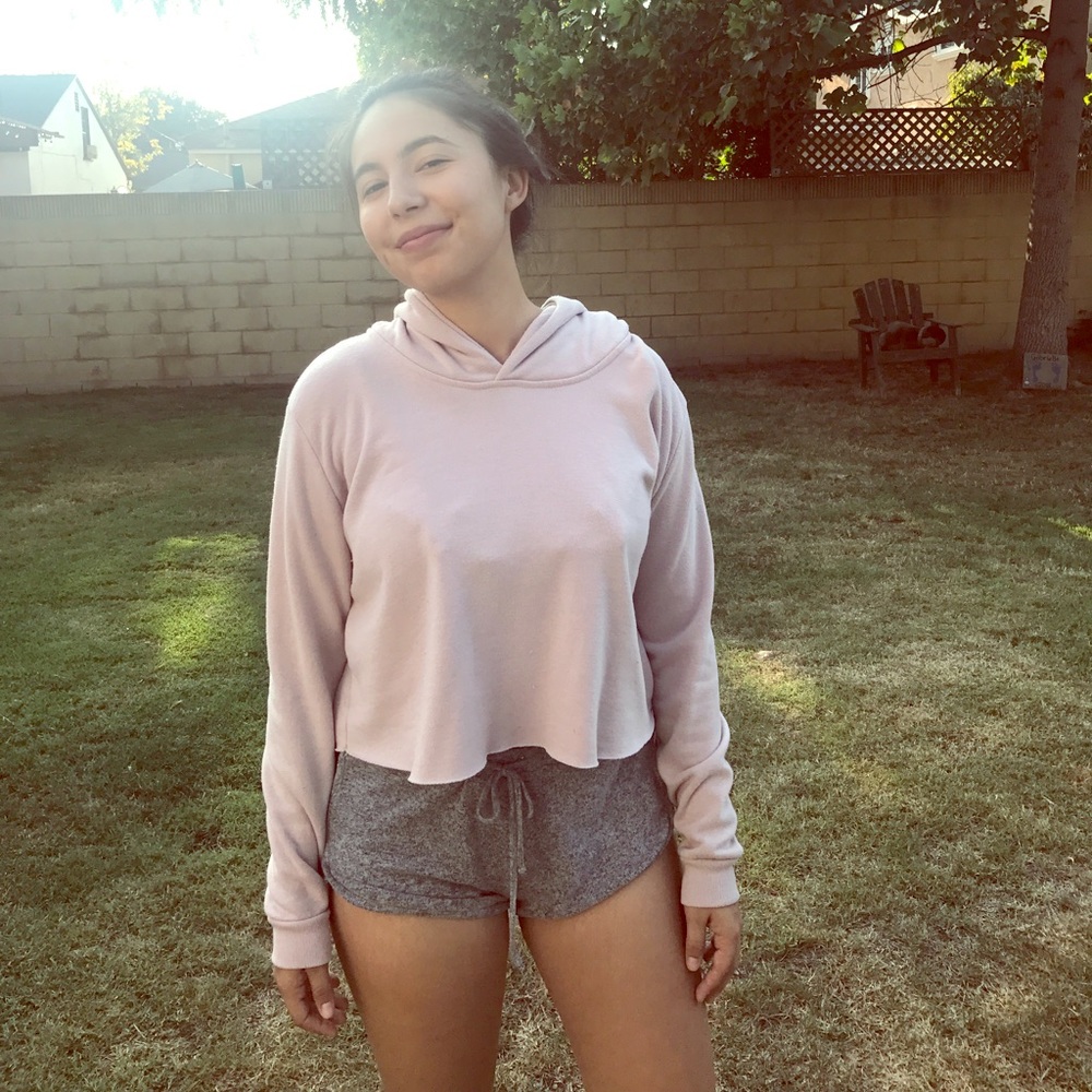 Brandy Melville Charcoal Gray Lounge Shorts