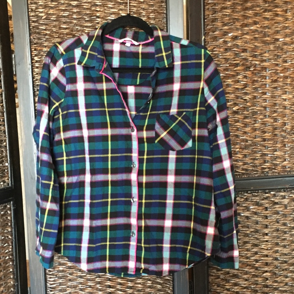 VS MEDIUM FLANNEL PLAID Blue,green