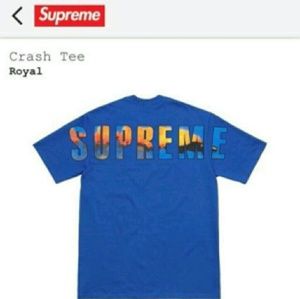 supreme crash tee black