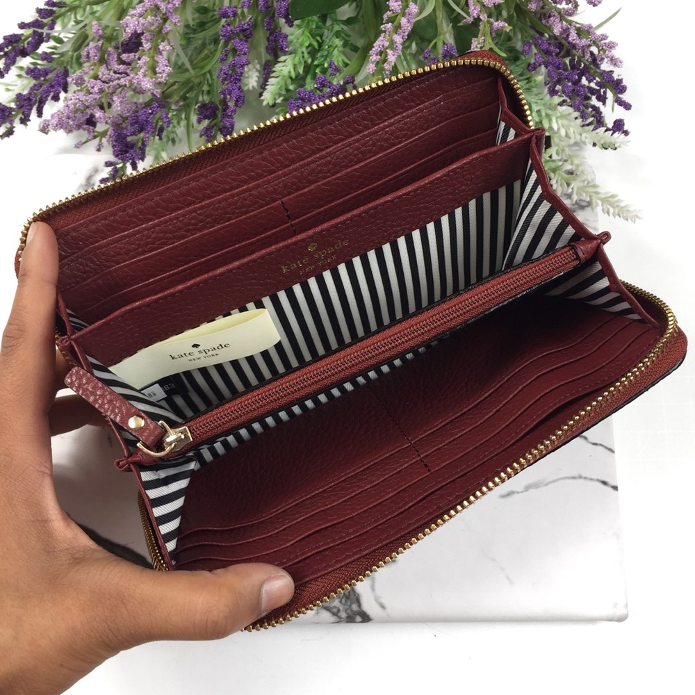 Kate Spade Cobble Hill Lacey Zip Around Wallet - Picture 8 of 8