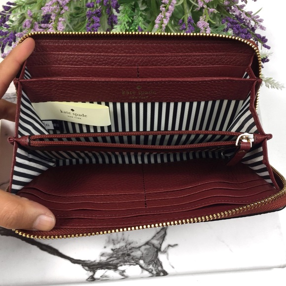 Kate Spade Cobble Hill Lacey Zip Around Wallet - Picture 7 of 8